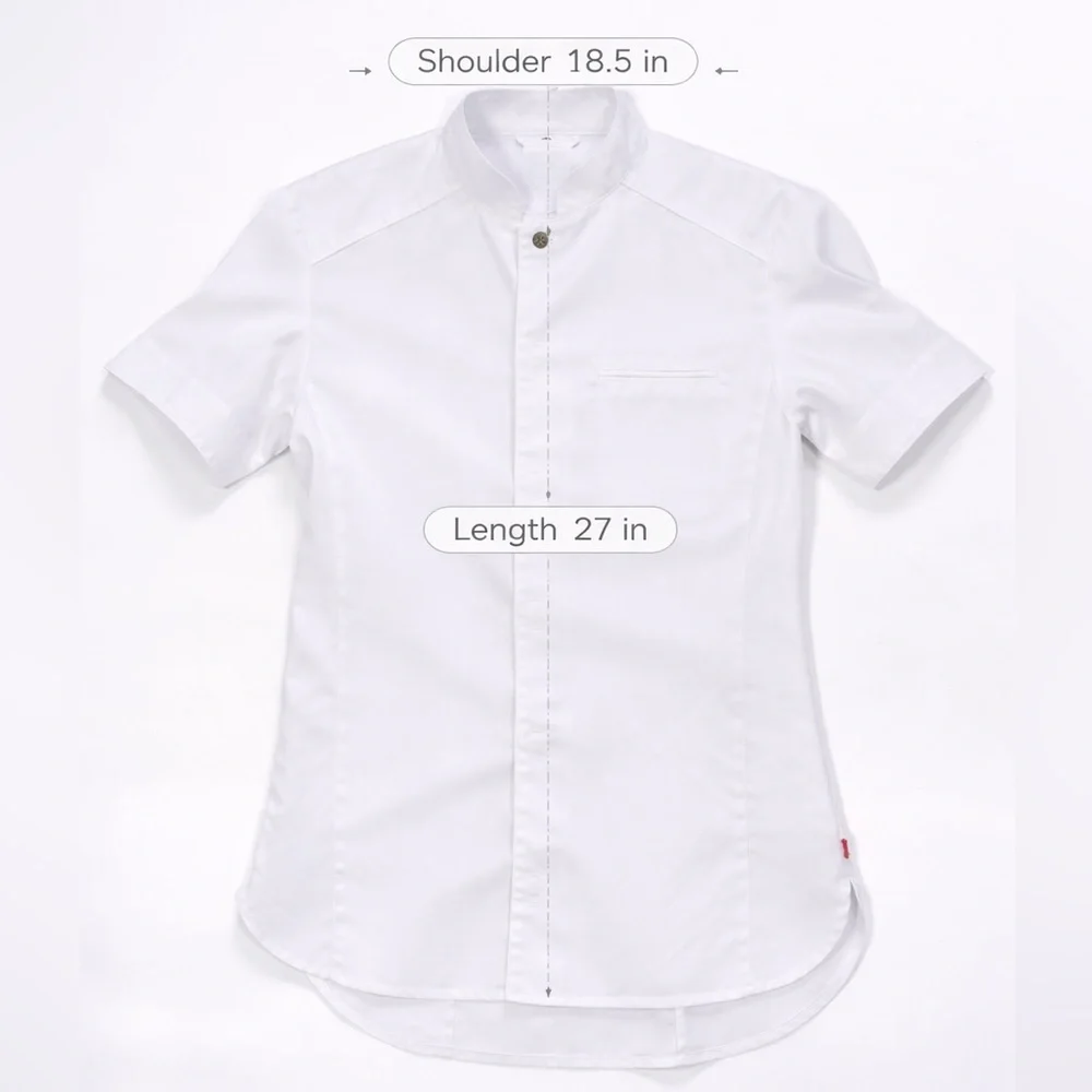 Segers Men’s Chef Jacket White Size C48 (large M Or L) - Picture 11 of 11